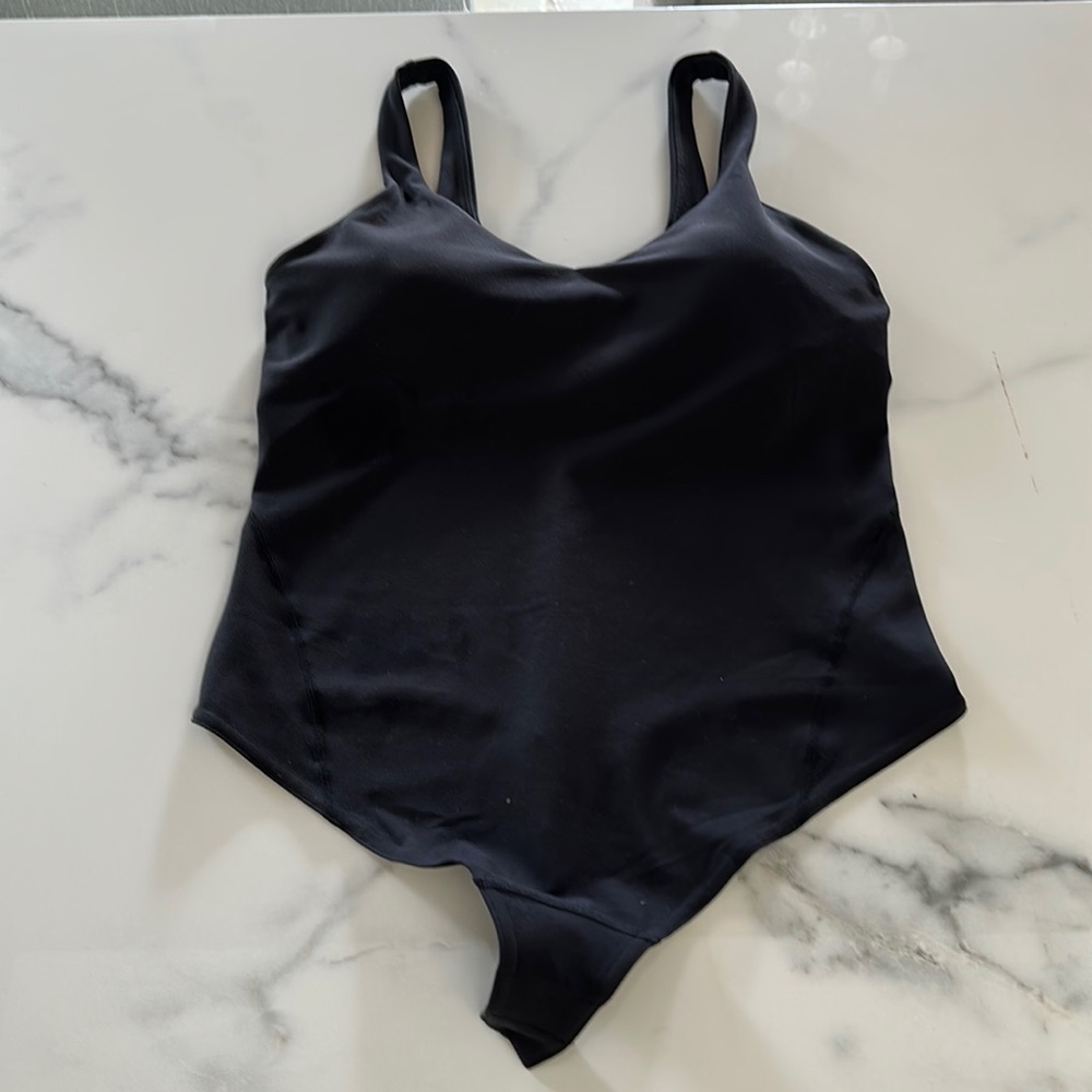 Black Lululemon Thong Bodysuit Size 8